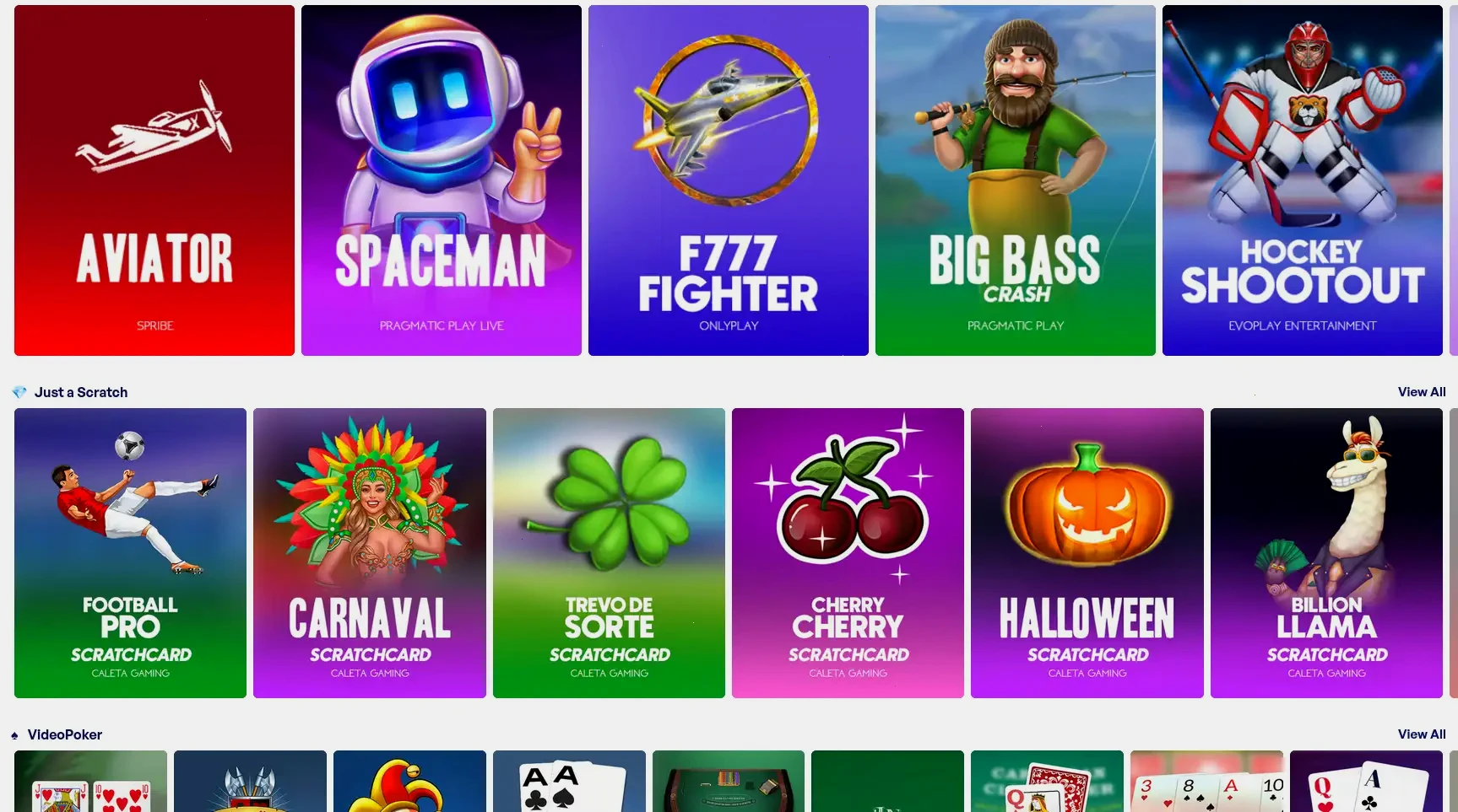 Interfaccia mobile del casinò online Spinsy su smartphone